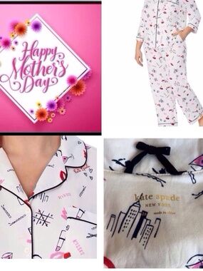 NWT PLUS 1X, 2X Kate Spade Super Cute Pajama Set